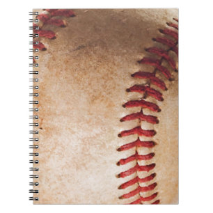 Caderno Espiral Notebook Baseball Trabalho de arte