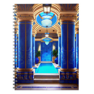 Caderno Espiral Notebook Bathhouse de outro mundo