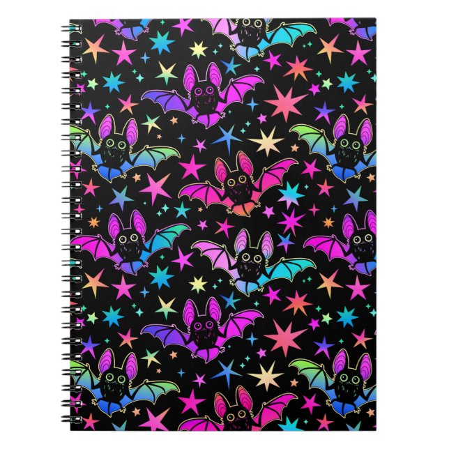 Caderno Espiral Notebook "Bats" (Frente)