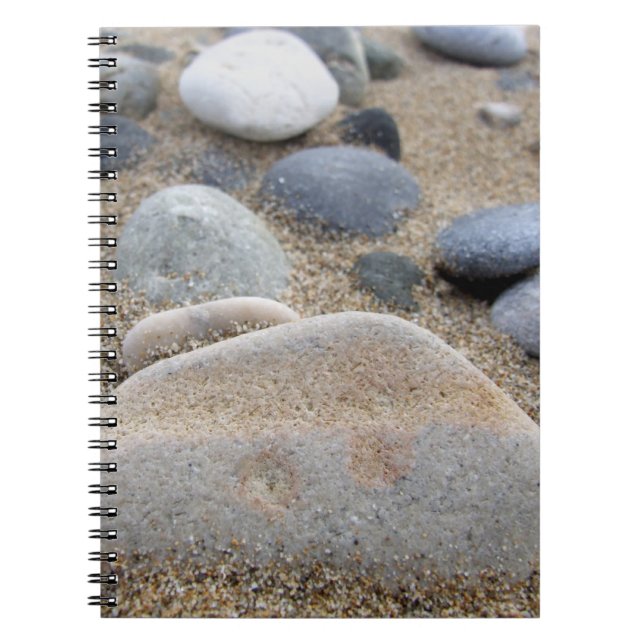 Caderno Espiral Notebook Beach Pebbles (Frente)