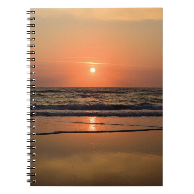 Caderno Espiral Notebook Beach Sunrise (Frente)