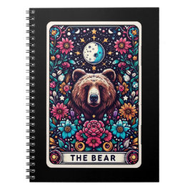 Caderno Espiral Notebook Bear Spirit Tarot Card