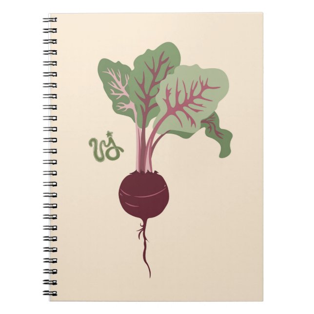 Caderno Espiral Notebook Beet Lover (Frente)