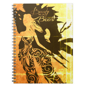 Caderno Espiral Notebook "Beleza e Besta"