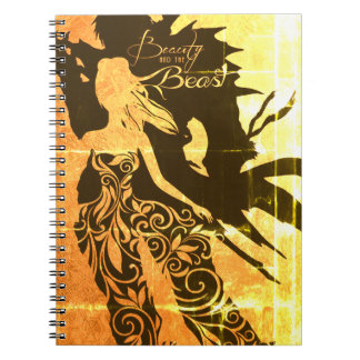 Caderno Espiral Notebook "Beleza e Besta" Espiral