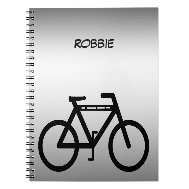 Caderno Espiral Notebook Bicicleta (Frente)