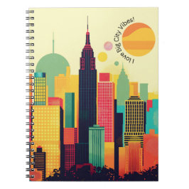 Caderno Espiral Notebook Big City Vibes