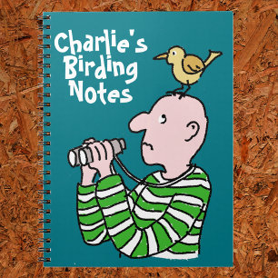 Caderno Espiral Notebook Birdwatchers. Adicionar Nome.