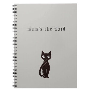 Caderno Espiral Notebook Black Cat ver.2