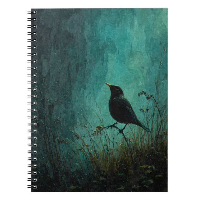 Caderno Espiral Notebook Blackbird Meadow Midnight (Frente)