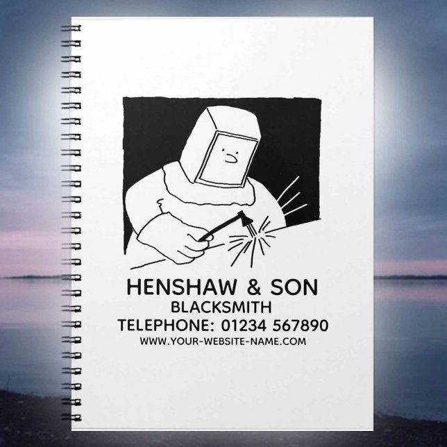 Caderno Espiral Notebook Blacksmith (Criador carregado)