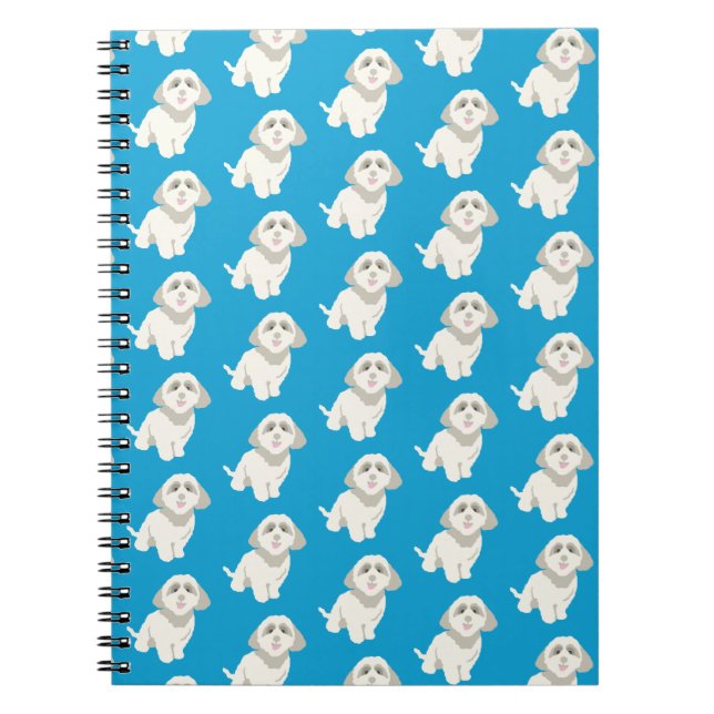 Caderno Espiral Notebook Blue Dog (Frente)