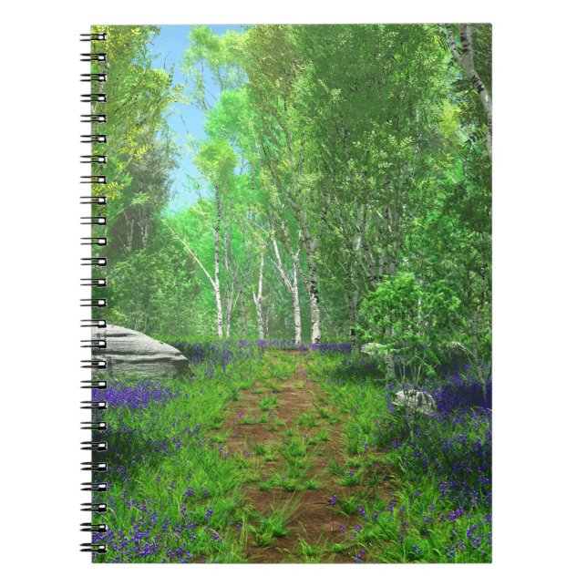 Caderno Espiral Notebook Bluebell Light (Frente)