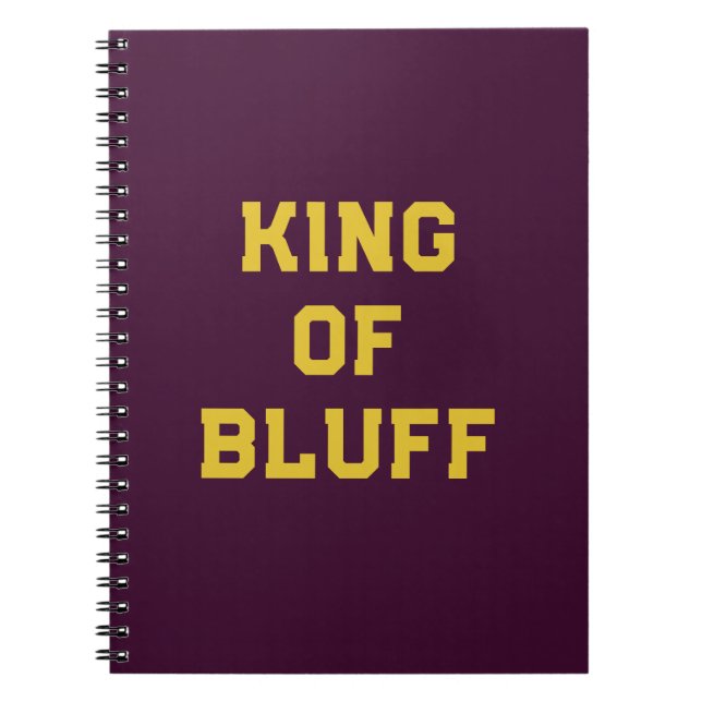 Caderno Espiral Notebook Bluff King Spiral (Frente)