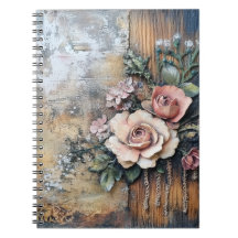 Notebook Boho Blossom Spiral