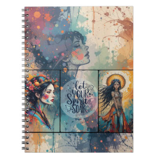 Caderno Espiral Notebook Boho Chic