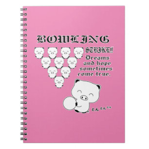 Caderno Espiral Notebook boliche