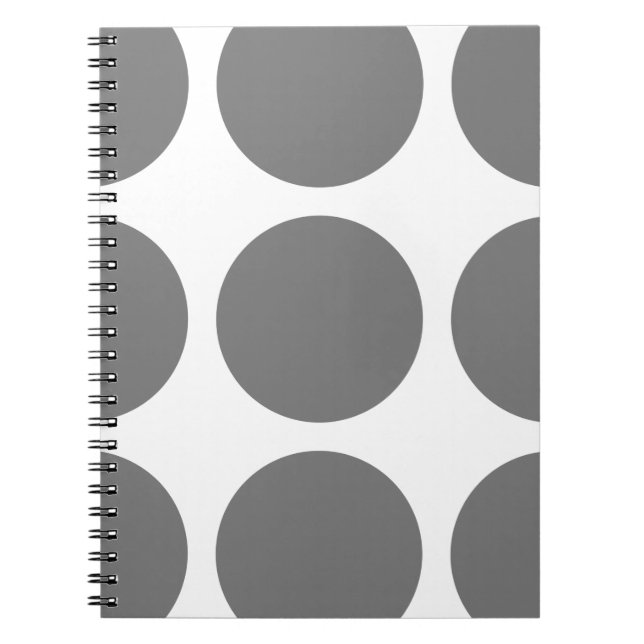 Caderno Espiral Notebook Bolinhas grande (Frente)