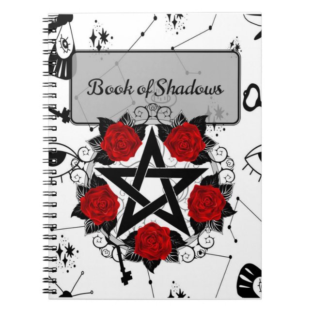 Caderno Espiral Notebook Book Of Shadows (Frente)