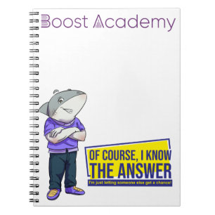 Caderno Espiral Notebook Boost Academy Sharks