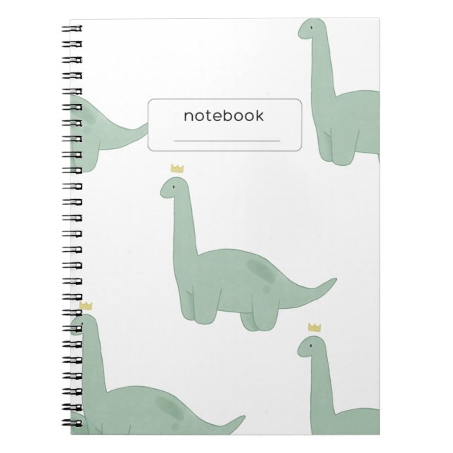 Caderno Espiral Notebook Brachiosaurus (Frente)