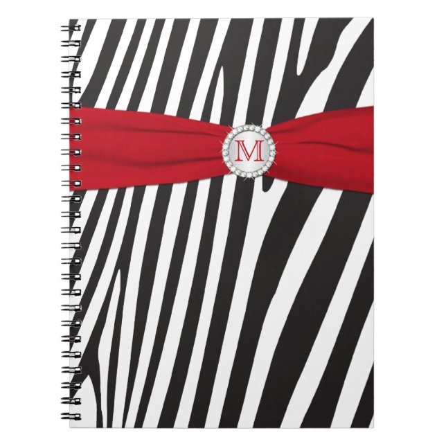 Caderno Espiral Notebook branco branco branco branco monograma em  (Frente)