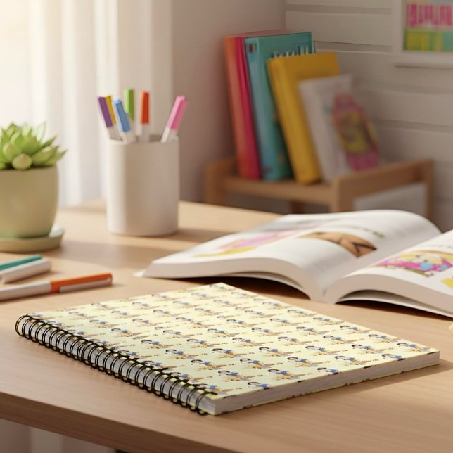 Caderno Espiral Notebook branco de neve (Criador carregado)