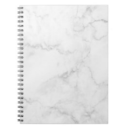 Caderno Espiral Notebook branco marble