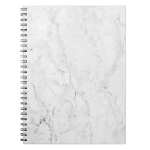Notebook branco marble