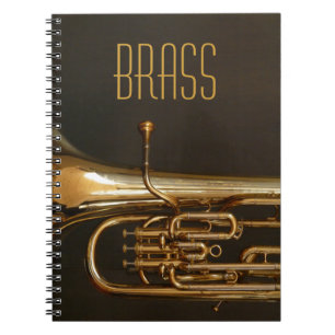 Caderno Espiral Notebook Brass Horn