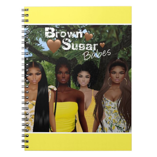 Caderno Espiral Notebook Brown Sugar Babe 1 (Frente)