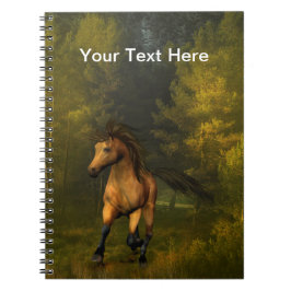 Caderno Espiral Notebook Buckskin Horse