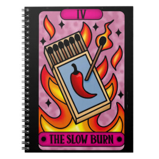 Caderno Espiral Notebook Burn Tarot Lento