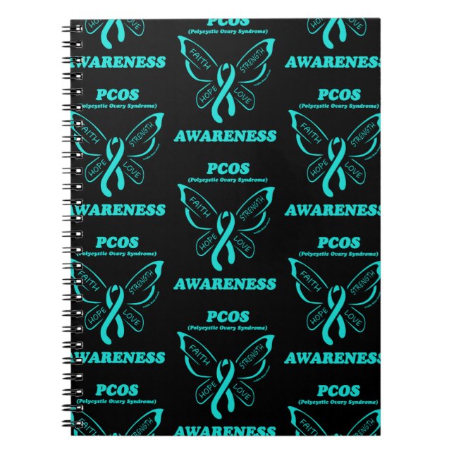 Caderno Espiral Notebook Butterfly/Warrior...PCOS (Frente)
