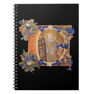 Caderno Espiral Notebook C inicial iluminado