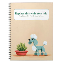 Caderno Espiral Notebook Cachorro Kawaii Cute Personalizado