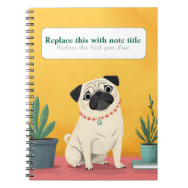Caderno Espiral Notebook Cachorro Kawaii Cute Personalizado
