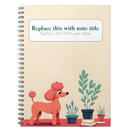 Caderno Espiral Notebook Cachorro Kawaii Cute Personalizado