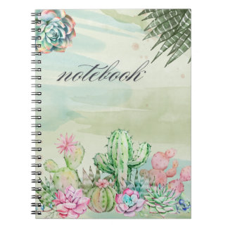 Caderno Espiral Notebook Cactus