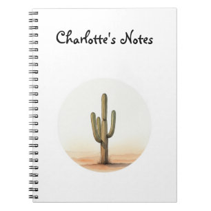 Caderno Espiral Notebook Cactus