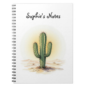 Caderno Espiral Notebook Cactus