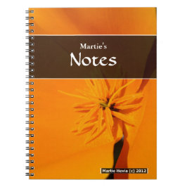 Caderno Espiral Notebook California Poppy