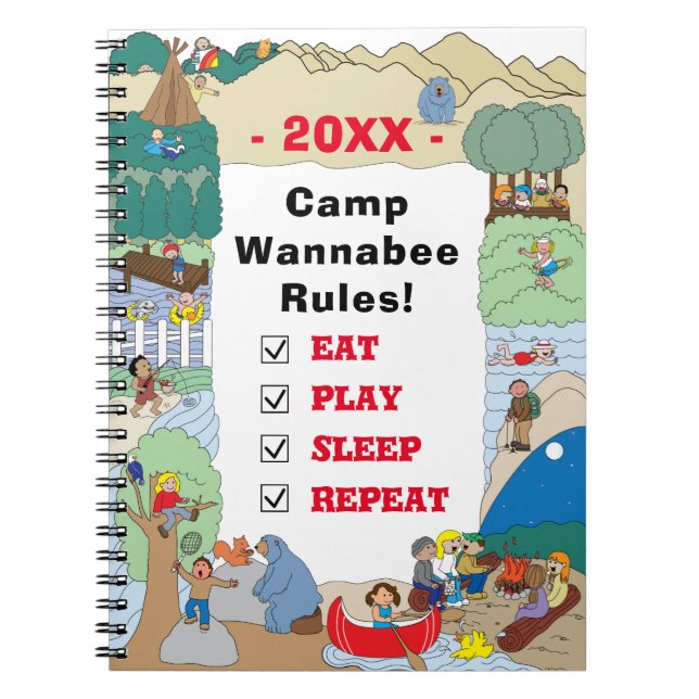 Caderno Espiral Notebook Camp (Frente)