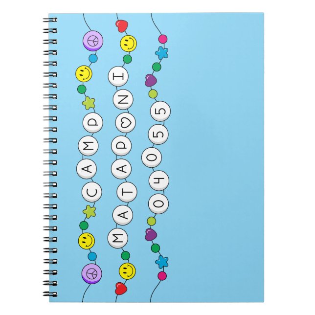 Caderno Espiral Notebook Camp Mataponi Friendship (Frente)