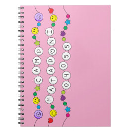 Caderno Espiral Notebook Camp Mataponi Friendship