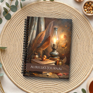 Caderno Espiral Notebook Candlelit Spellbook - Diário Cozy Witch