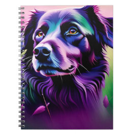 Caderno Espiral Notebook - Cão Roxo