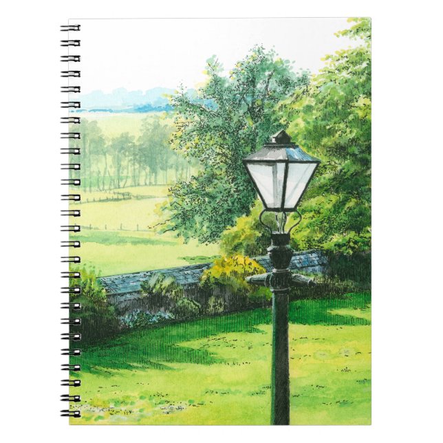 Caderno Espiral Notebook - 'Capernwray Lamppost' (Frente)
