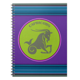 Caderno Espiral Notebook Capricorn
