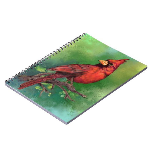 Caderno Espiral Notebook Cardinal do norte (Left Side)